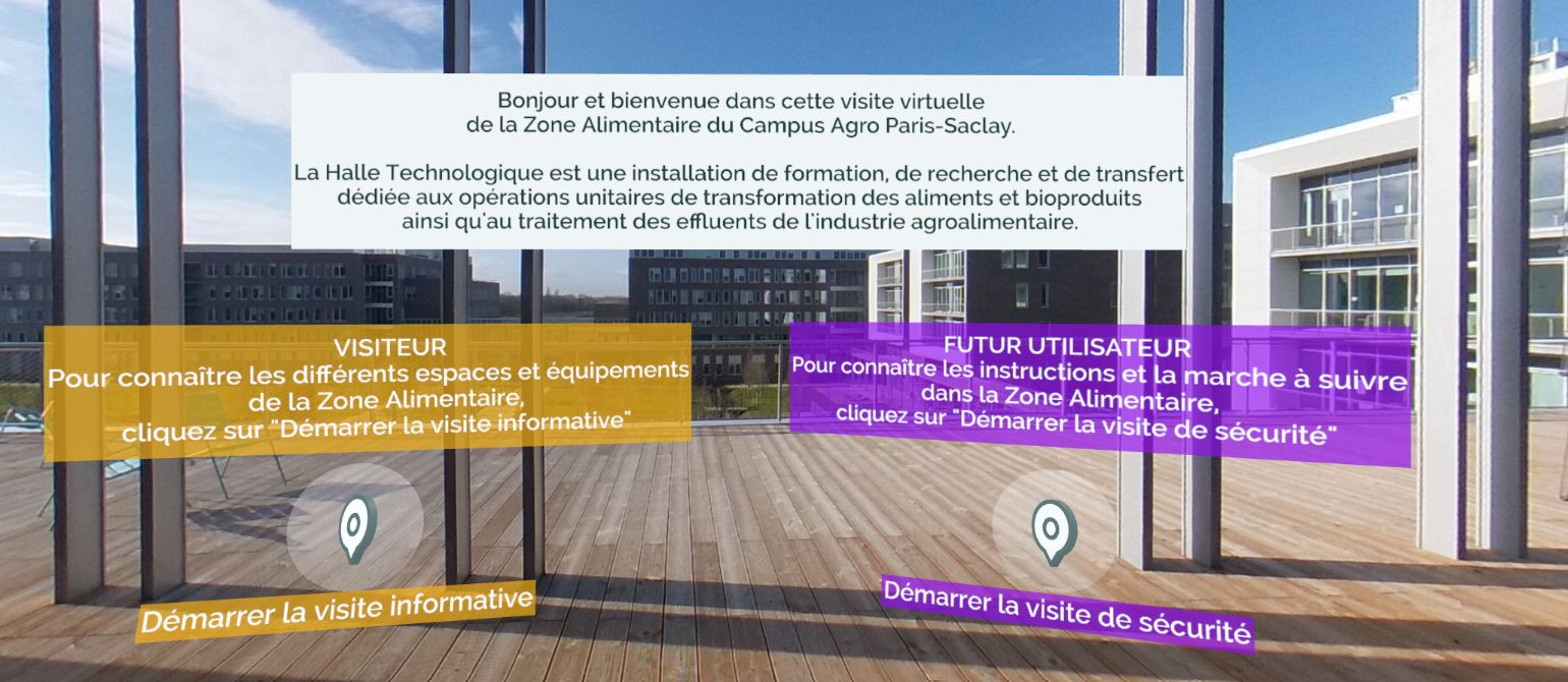 Visites virtuelles de la Halle